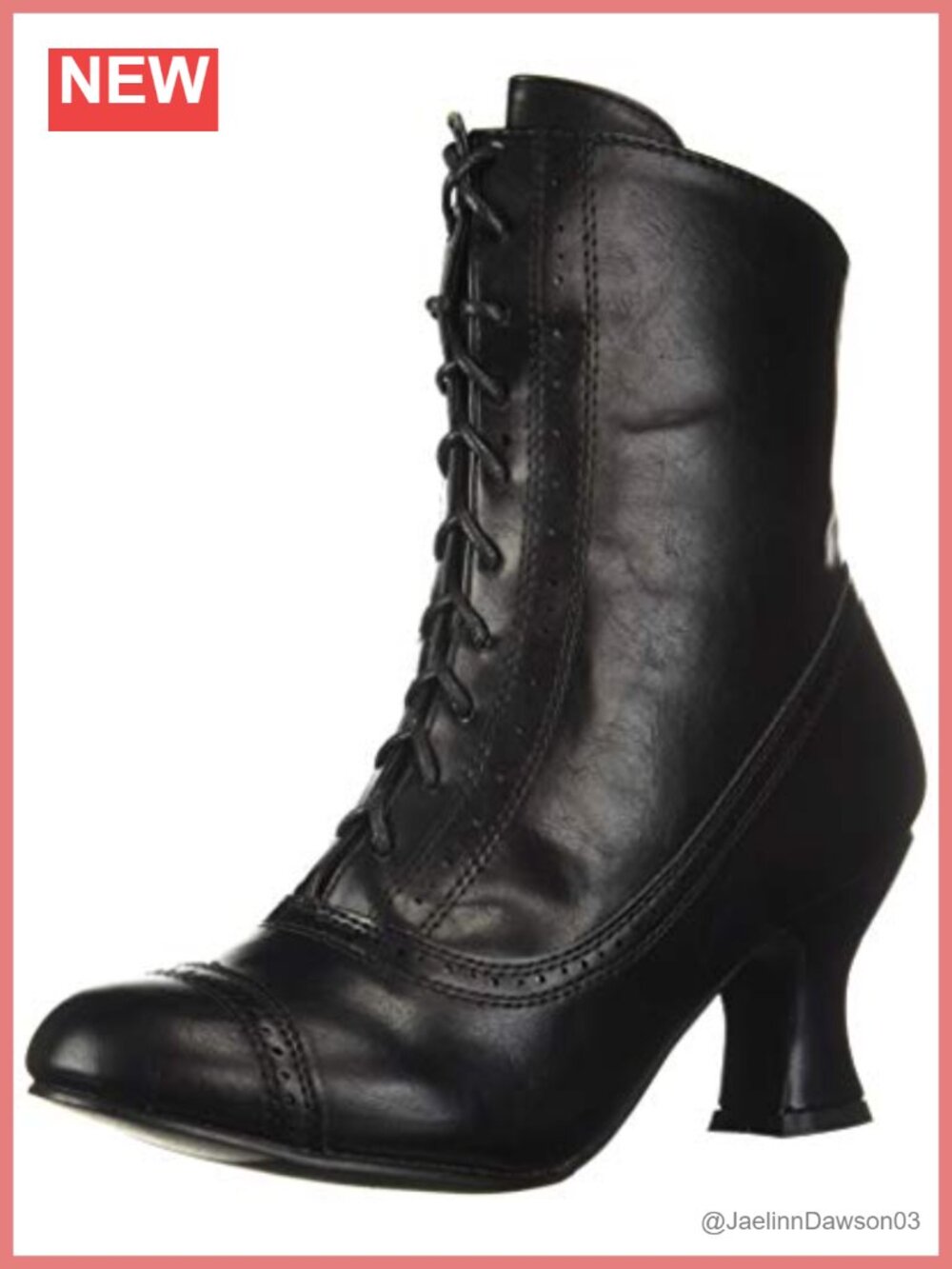 Women's Mid-Calf Booties, Block Heel Zip Up Synthetic Boots